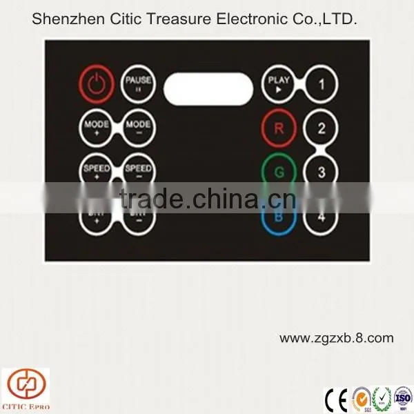 Touch screen light control switches backlit