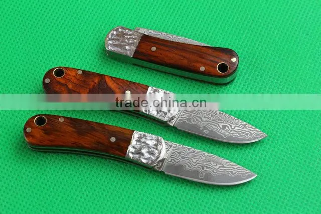 Cocobolo mini pocket knife folding knife UD402103