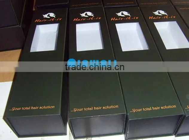 High quality custom virgin hair extension packaging box