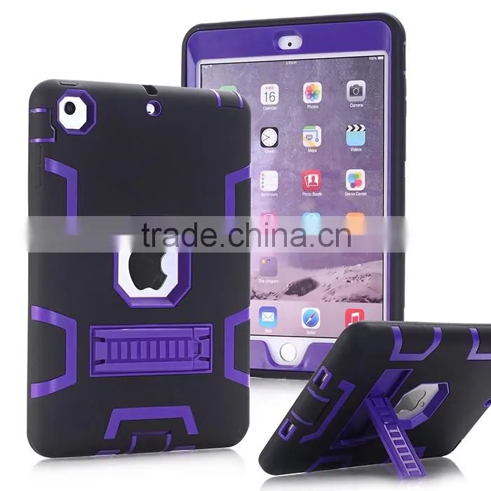 High quality plastic case for ipad mini 2 case with mini 3 case