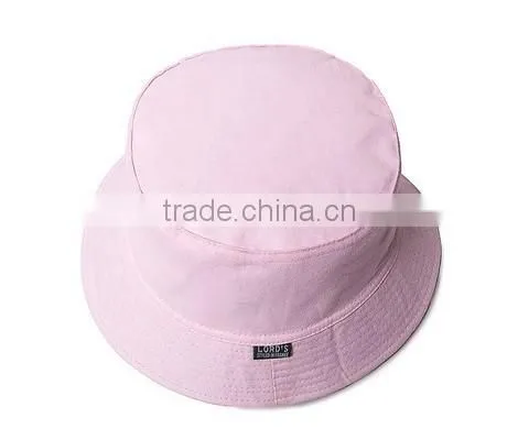 Striped Style and Plain Pattern cheap sun hats/bucket hat