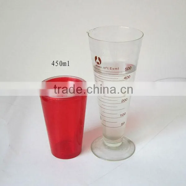 Plastic cup with lid and straw