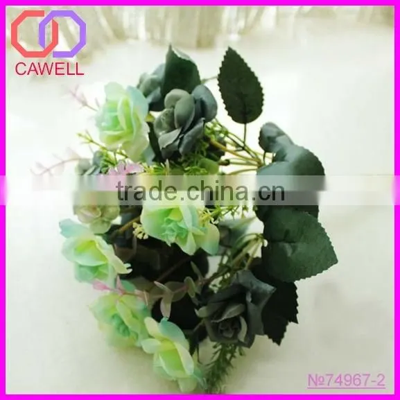 artificial flower plastic rose bush