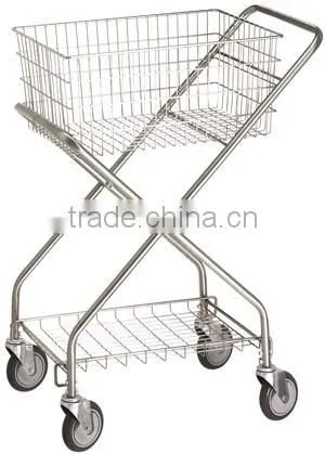 ICEGREEN DELUXE UTILITY CART WITH CHROME PLATED BASKETS