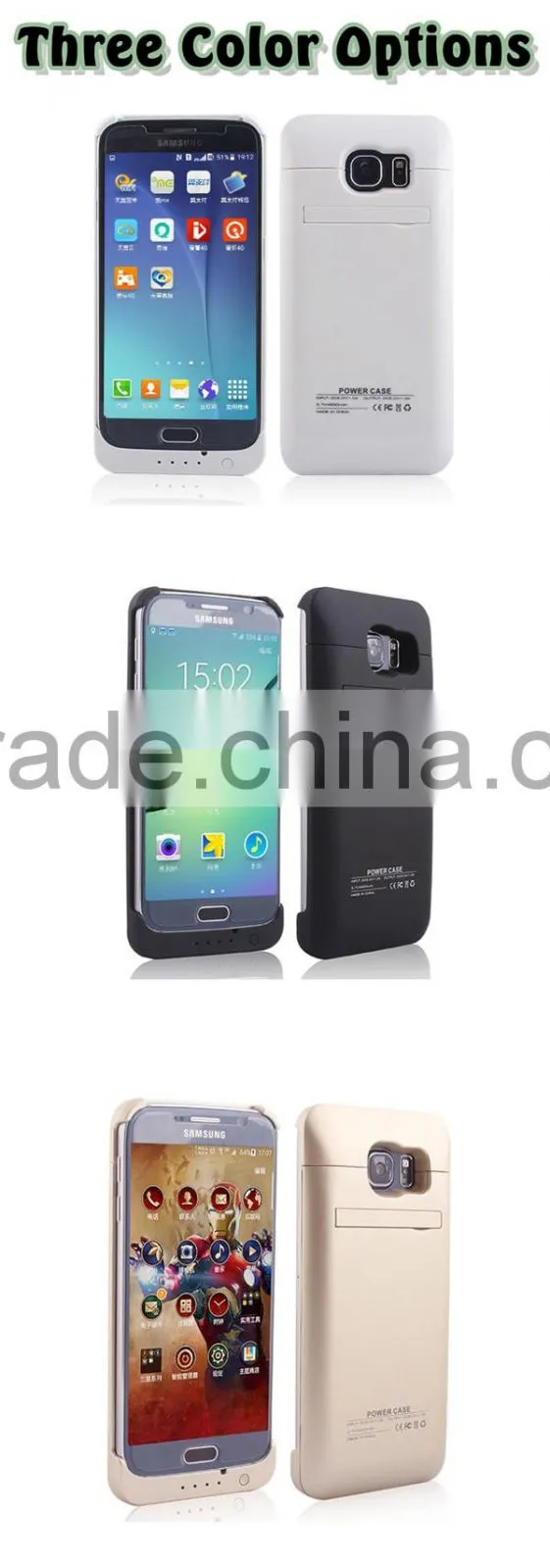 phone case supplier power bank battery useful with built in charger plug