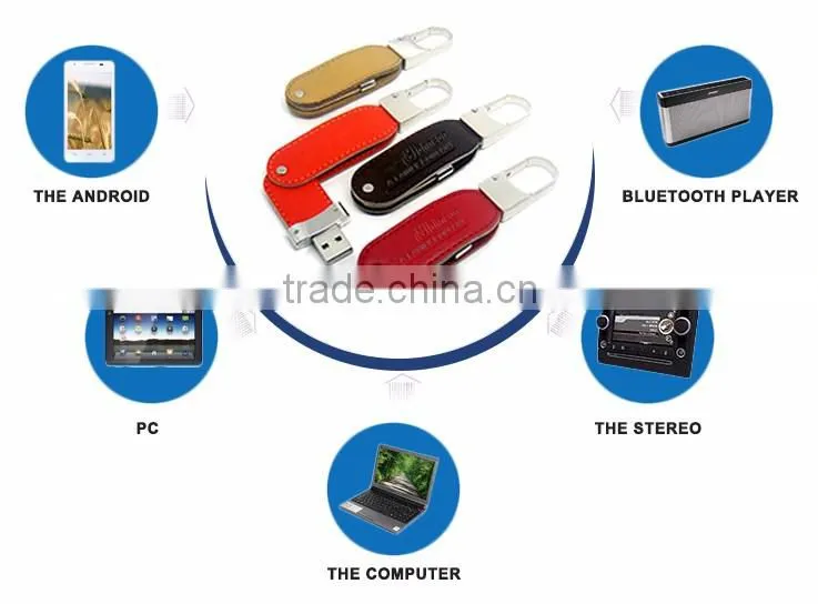 Alibaba golden china supplier leather usb flash drive