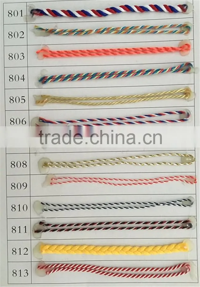 Wholesale High Quality 1.5mm Simulation Cotton Double-Color Twisted Rope