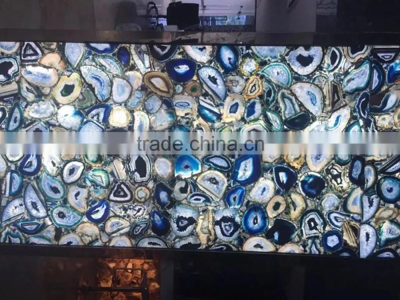 Druzy agate stone slabs for group-buying