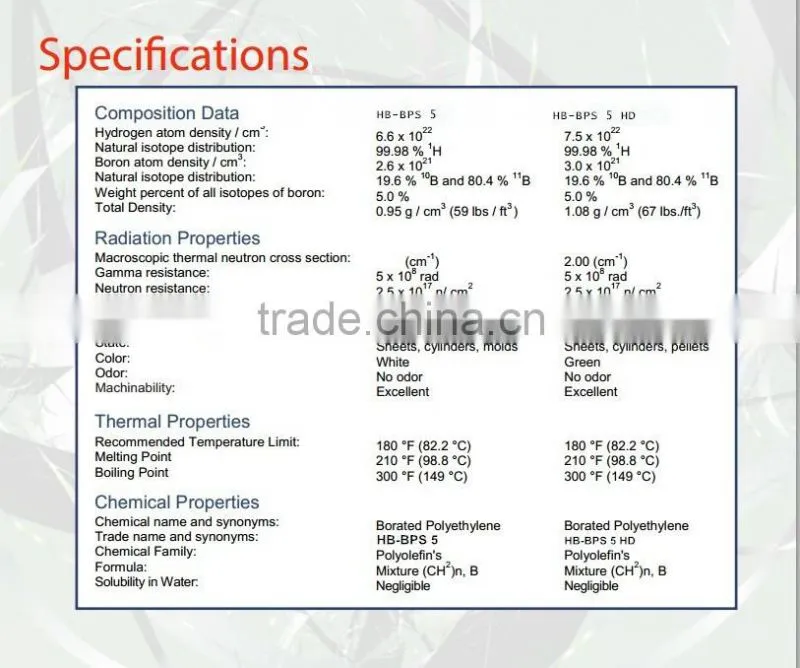 strong flexible plastic sheets/wear resistant hdpe sheets/super slippery hdpe boards
