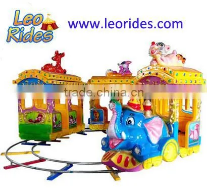 Amusement park elephant mini track tourist train rides for Sale