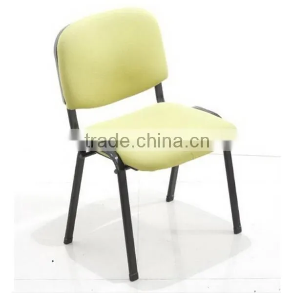 School Furniture Book Reading Fabric Cushion School Chairs with Black Metal Tub Legs HY1030