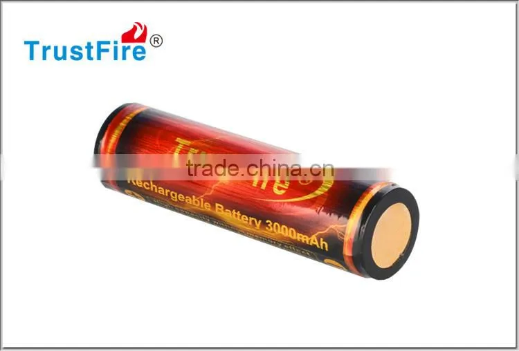 18650 3000mah lithium battery 3.7v Li-ion battery 18650 battery TrustFire rechargeable battery with PCB