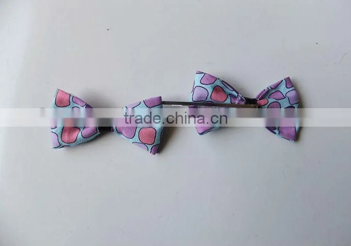 fashion double bow hairgrip