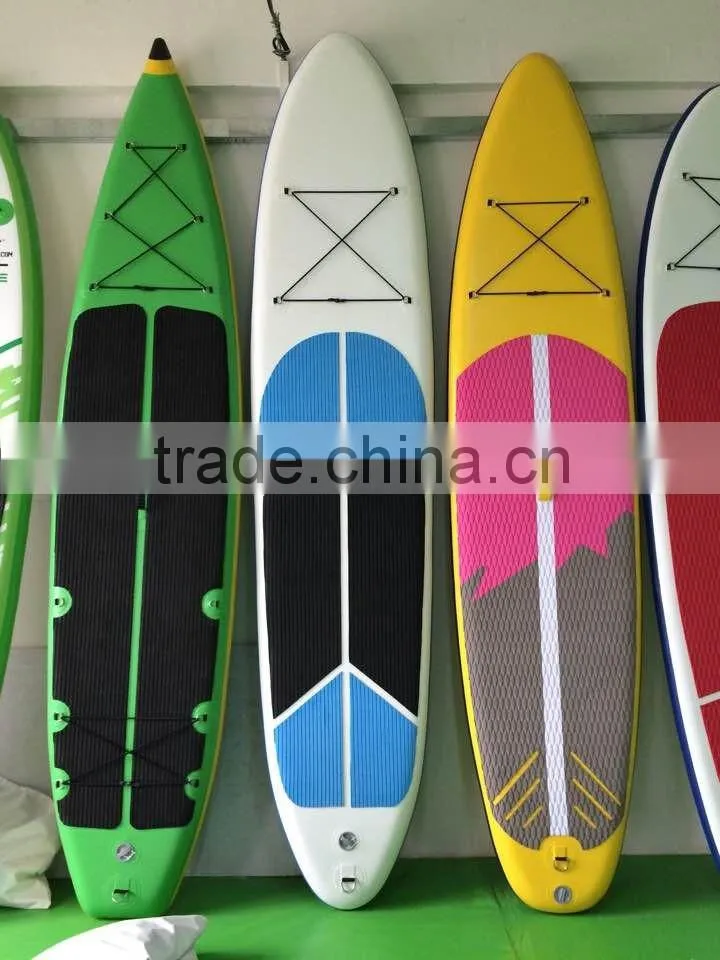 Soft board Resort iSUP Inflatable standup paddle board surfboard 9'/10'/11' with glowing LED light Racing