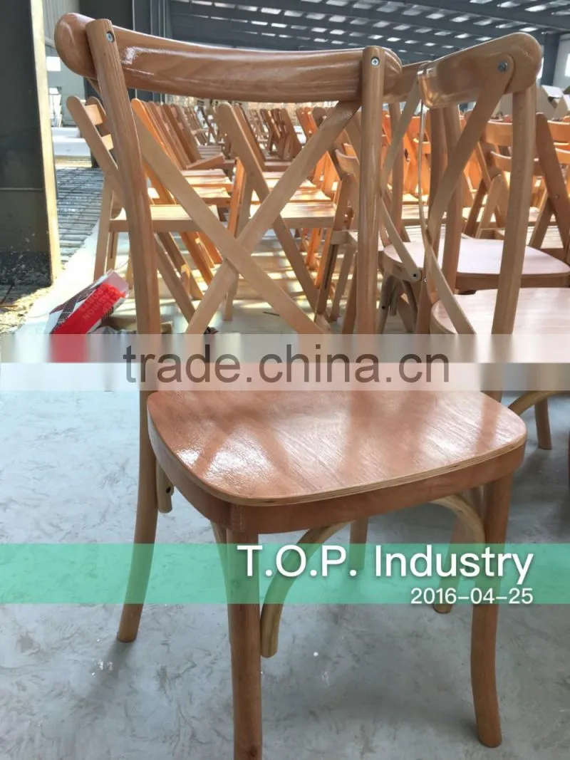Beech Natural Crossback Chairs