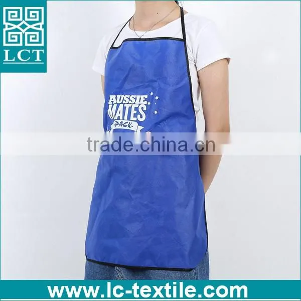 custom made print non-woven disposable apron for promotion