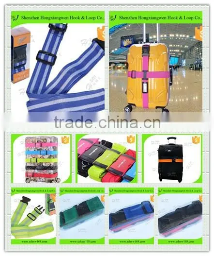 Luggage belt fabric with coded lock