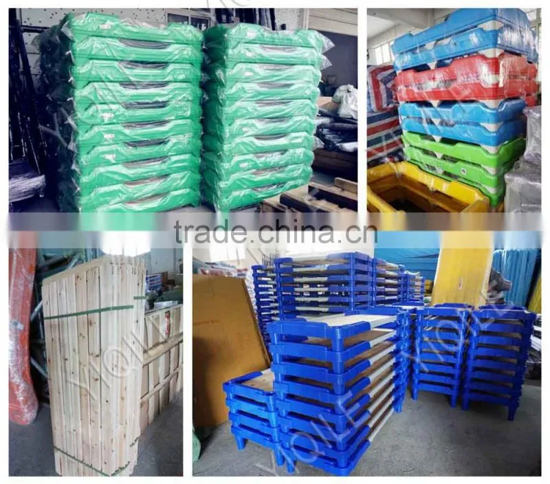 Wholesale Foldable high quality cheap price plastic bed for kids in kindergarten