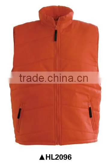 promotional black winter waistcoat