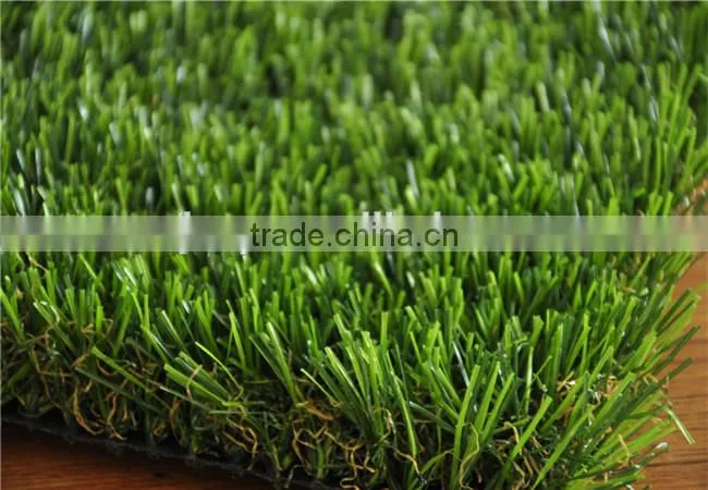 Garden landscaping 40mm height natural grass for garden with SGS test