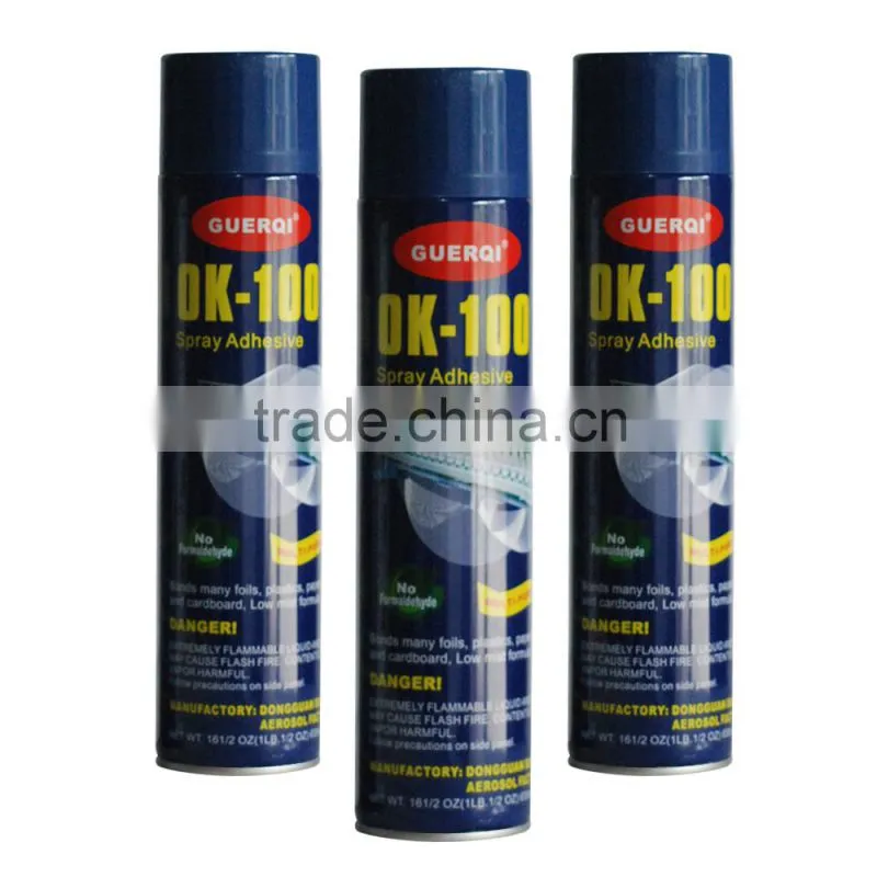 factory GUERQI OK-100 spray adhesive with polymer