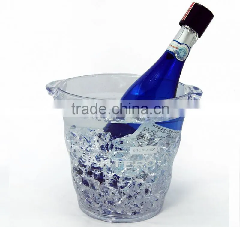 Plastic acrylic champagne ice bucket-5L