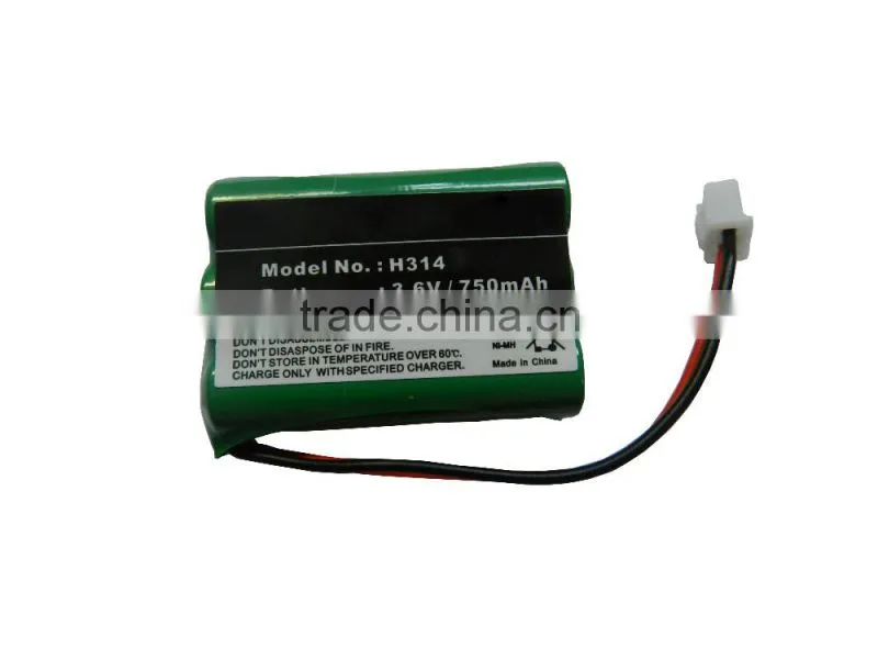 AAA Ni-MH 3.6V 750mAh Cordless Phone battery