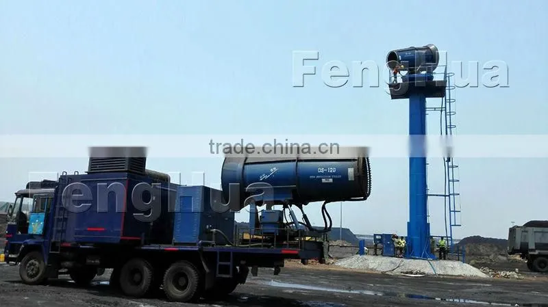 feng hua DS-50 fog cannon suppresses dust concentrations loading/unloading trucks transfer by conveyor belt unloading hoppers