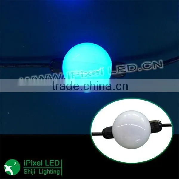 50mm Christmas led string lights rgb dmx 20pcs/string fordj nightclub
