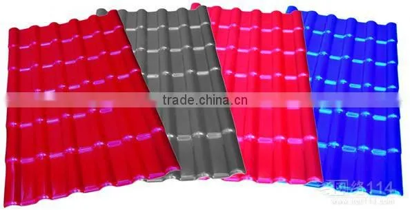 European Different Color Spanish Style Synthetic Resin Roof Tile