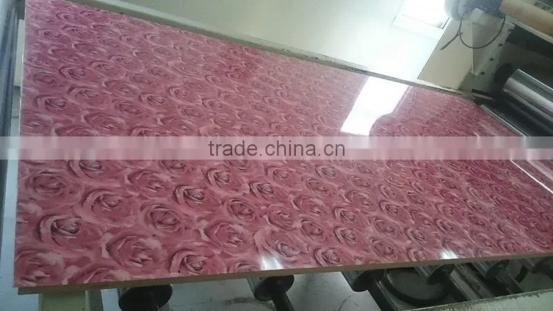 Pattern design high glossy acrylic mdf board
