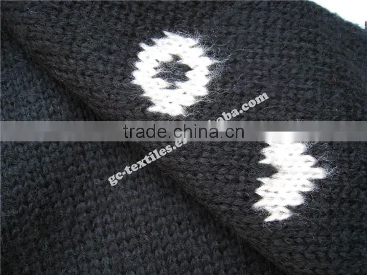 wholesale china manufacturer alibaba custom logo women cute acrylic scarf