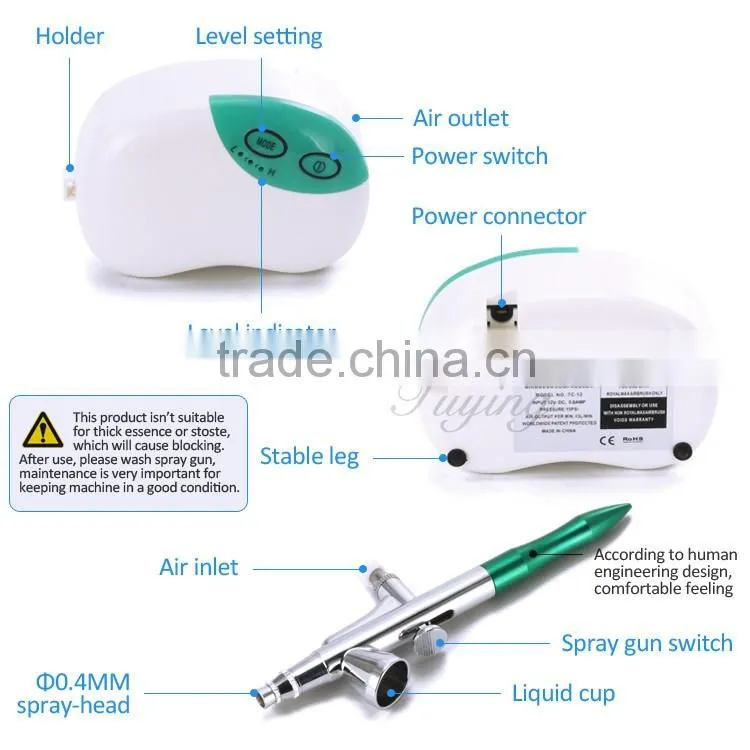 multifunction beauty equipment water oxygen jet peel machine with CE