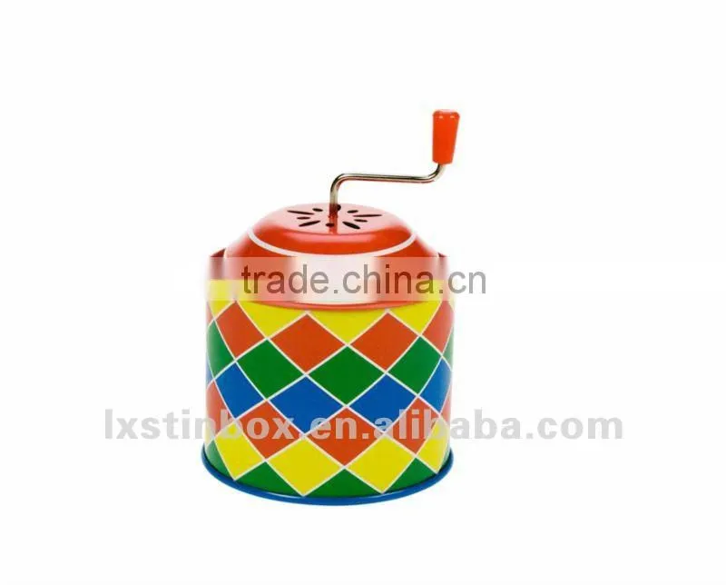 round shape for package paint round tin