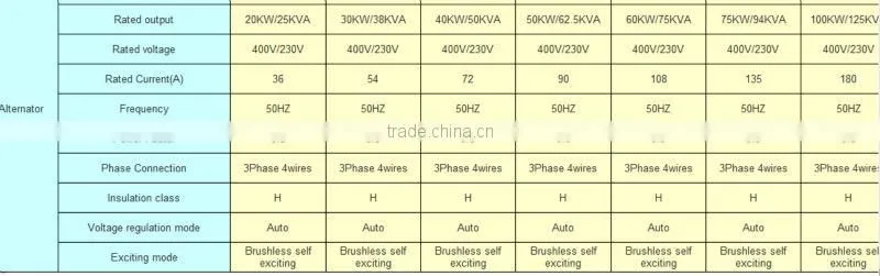 china brand LPG Generator 50HZ