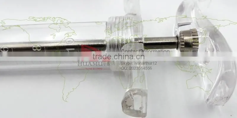 pig syringe 10 ml 130*60* 20 mm TPX animal syringe
