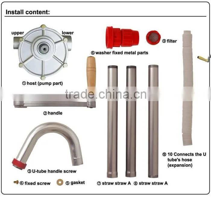 New style SINGFLO aluminium rotary oil pump