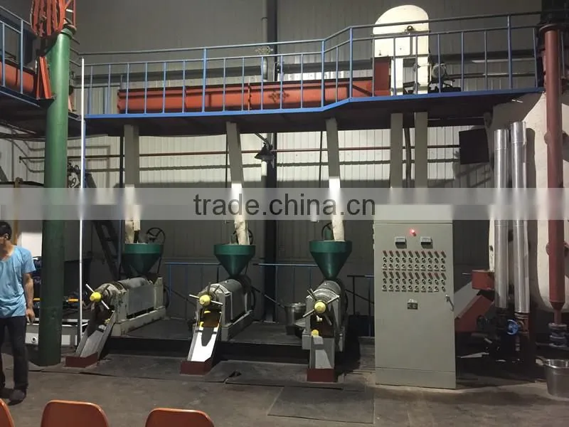 China automatic sunflower seed oil extration and refinery plant with CE