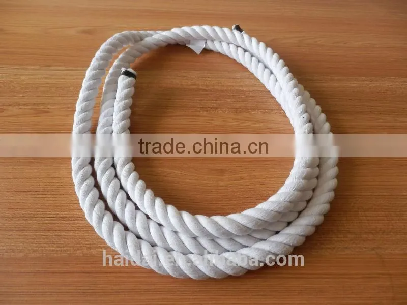 Good buy 3 strand natural white cotton rope