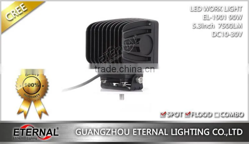 90W 5.3in 4x4 off-road ATV UTV SUV motorcycle automotive high power driving spot led work light