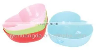 heart shape plastic bowl