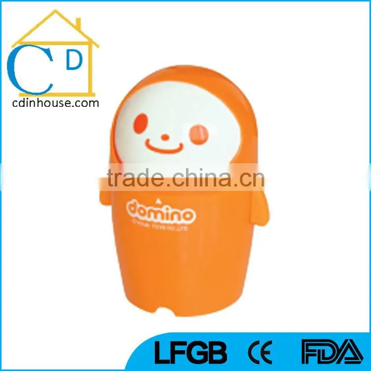 Color Plastic Mini Office Table Trash Can