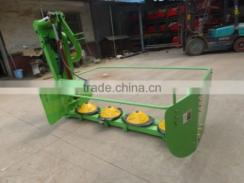 New model drum disc mower,tractor lawn mower,3 point hitch rotary disc mower with CE approved