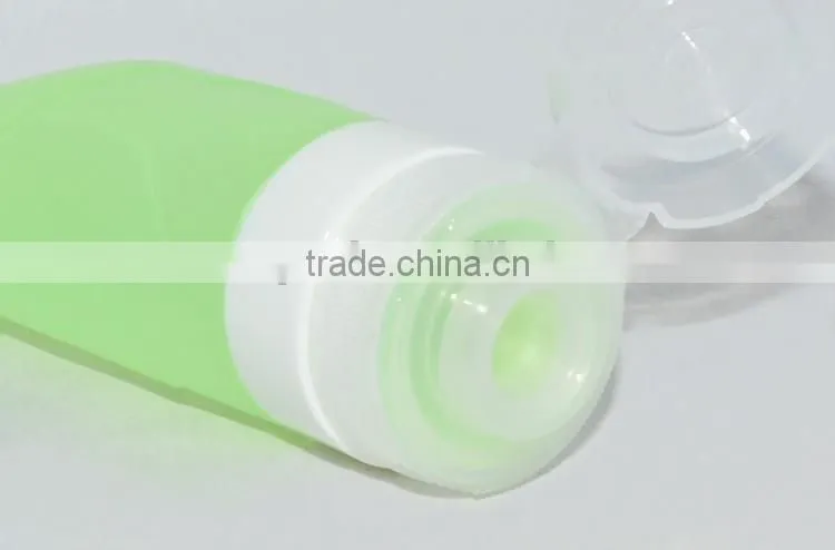 foldable silicone bottle for skin crae products filling MP4411