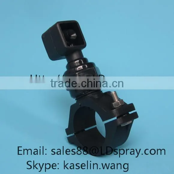 Stainless steel or pp or plastic adjustable ball clip clamp eyelet nozzle
