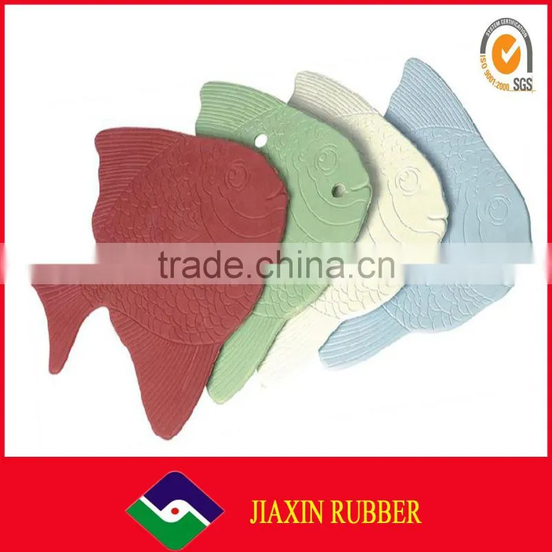 2014 Hot Selling Durable fish shape bath mat