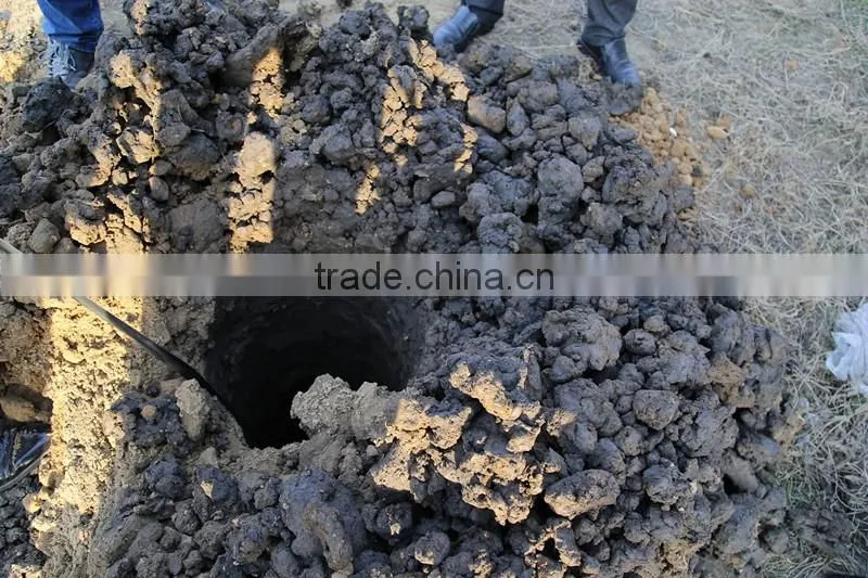 Tractor digging machine