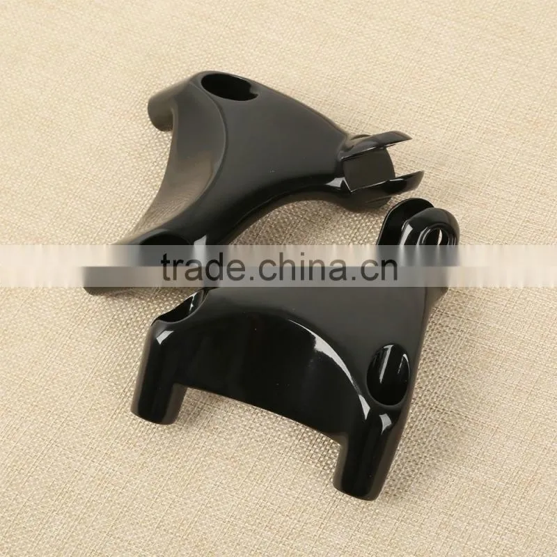 Black Passenger Peg FootPeg Mount For XL 883 1200 Sportster 04-13 10 11