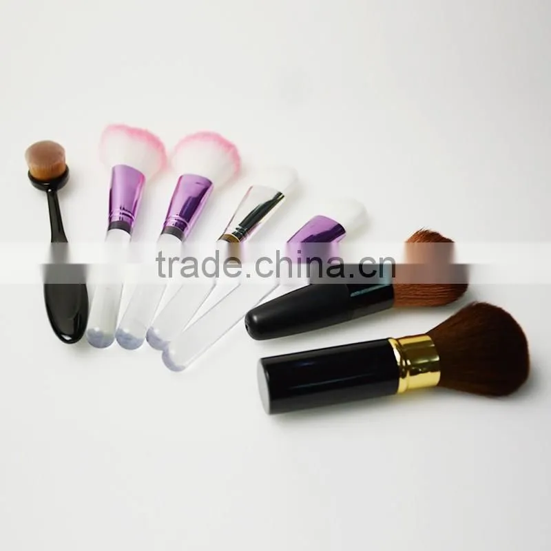 OEM High Quality Face Use and Wood Handle Material cheap 7PCS makeup brush