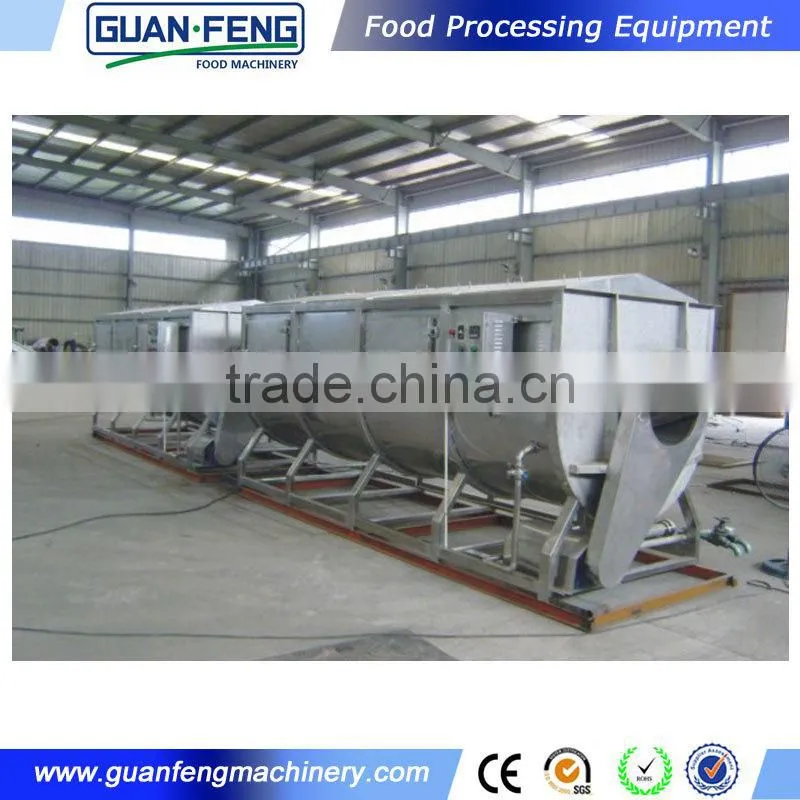 china vegetable automatic blanching machine
